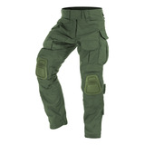 Cargo De Combate Masculino De Paintball Militar Com Joelheir