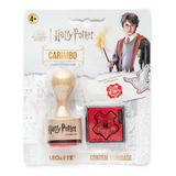 Carimbo Com Almofada Selo De Carta Harry Potter Hogwarts Leo