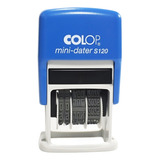 Carimbo Datador Auto tintado Colop S 120 Com Data De 4 Mm