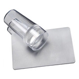 Carimbo De Silicone Para Placas De Unhas Raspador uma Placa