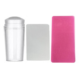 Carimbo De Silicone Para Unhas Com Placa nail Art Manicure