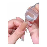 Carimbo De Unha Francesinha Silicone Transparente Efeito