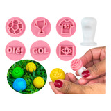 Carimbo Marcador De Doces Futebol Brasil Profissional 2cm