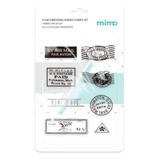 Carimbo Para Relevo Selos De Cartas Mimo 11 X 16 Cm