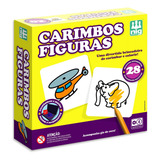 Carimbos Figuras 28 Peças Desenhos Educativo Escolar Nig