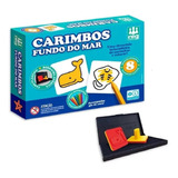 Carimbos Fundo Do Mar 8 Pçs Nig Com Giz De Cera