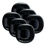 Carine 6 Prato Raso Luminarc Preto Service Profissional 27cm