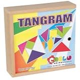 Carlu Brinquedos Tangram Jogo Educativo 4 Anos 70 Peças Multicolorido 1089