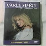 Carly Simon Nobody Does It Better Live Concert 1987 Dvd Original Lacrado