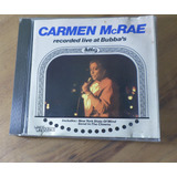 Carmen Mcrae Cd Recorded Live At