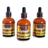 Carolina Reaper Molho De Pimenta Kit 3 Unidades Sem Glúten Mais Ardid