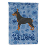 Carolines Treasures Ck6023gf Pinscher Miniatura Bem vindo J