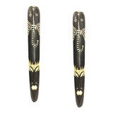 Carranca Decorativa Máscara Decoração Parede Enfeite 2 Pcs