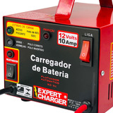 Carregador 12v 10 Ah Automático C Reativador De Baterias
