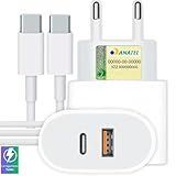 Carregador 40W Tipo C Super Turbo Com 2 Entradas USB C E USB A Cabo USB C De 1M Compatível Com Dispositivos Android E IOS IPhones 15 15 Plus 15 Pro 15 Pro Max Notebooks E Tablets