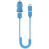 Carregador Automotivo Android iPhone Multilaser Cb094 Azul