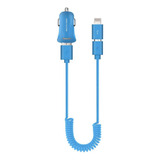 Carregador Automotivo Android iPhone Multilaser Cb094 Azul