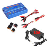 Carregador Balanceador Imax B6 80w Lipo Life Fonte 12v 10a