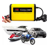 Carregador Bateria Carro Ou Moto Premium Com Indicador