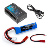 Carregador Bateria Lipo 250mah