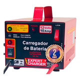 Carregador Baterias 12v carga Rápida E Lenta Com Reativador