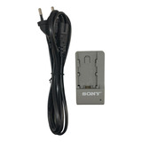 Carregador Bc trp Sony Com Cabo P bateria Np fh50 fh70 fh100