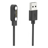 Carregador Cabo Usb Compatível Smartwatch Ticwatch Gtx cxb01 Cor Preto