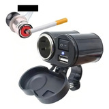 Carregador Celular Gps Moto Usb Acendedor Cigarro