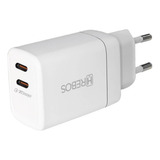 Carregador Celular Premium Fonte Turbo 2 Saídas Usb c Pd 30w