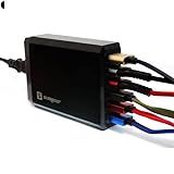 Carregador Celular Rapido 6 Portas Saidas USB Multiplo 10A Modelo SX F4 Marca Sumexr Preto 