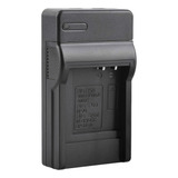 Carregador Cga s007e Para Baterias Panasonic bivolt Cor Preto