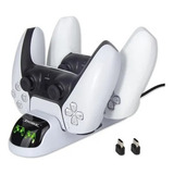Carregador Charging Dock Station Ps5 Com Indicador De Led