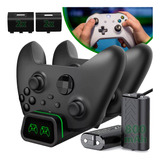 Carregador Controle Xbox One Series S X 2 Baterias 800mah