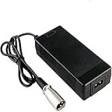 Carregador De Bicicleta Elétrica De Carga De Bateria 36V 2A Adequado Para E Bikes Scooters Elétricos Hoverboards Com Conector XLR De 3 Pinos Para Saída 42V