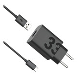 Carregador De Parede Motorola Turbo Power 33w Usb c Preto