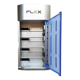 Carregador De Pilhas Flex Universal Para Pilhas Aa Pequena Aaa Palito C Média D Grande Bateria 9v Led Bivolt Fx C06 Nfe