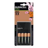 Carregador De Pilhas Recarregáveis Duracell Aa aaa Com 4 Aa