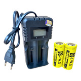 Carregador Duplo 2 Baterias 26650 4 2v 8800mah Original Jws
