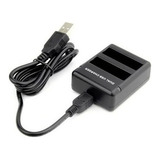 Carregador Duplo De Bateria Para Câmera Go Pro Hero 4