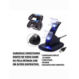 Carregador Duplo Para Controle De Playstation