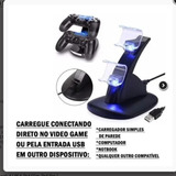 Carregador Duplo Para Controle De Playstation