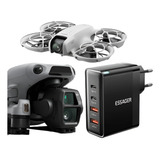 Carregador Fonte Bateria Pro Drone Original Dji Air 3 Mini 4