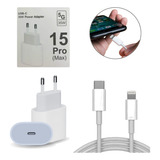 Carregador Fonte Turbo 35w Para iPhone 12 13 14 Com Cabo 2m