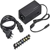 Carregador Fonte Universal Para Notebook TV Monitor- 96W - 9 Pinos Multi Conectores- Fonte Para Laptop- Bivolt 110-220v- Compatível Com Vários Modelos De Notebook-