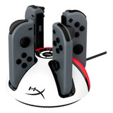 Carregador Hyperx Chargeplay Quad 2 Para Nintendo Switch Cor Preta