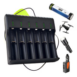 Carregador Inteligente Bateria 18650 14500 16340 3 7v 4 2v