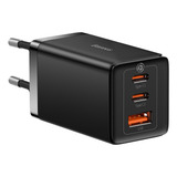 Carregador Macbook Baseus Turbo Gan5 Pro 65w Cabo 1m Cor Preto