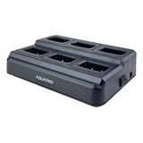 Carregador Mesa Fonte Base 6 Rádio Baofeng Aquario 777s 888s
