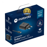 Carregador Motorola Moto One Fusion Turbo Power Anatel   Nf