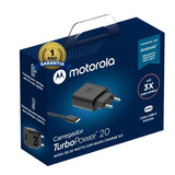 Carregador Motorola Moto One Macro Turbo Power Anatel   Nfe